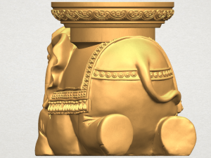 elephant table 3D-Druckmodell