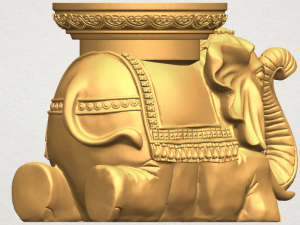 elephant table 3D-Druckmodell