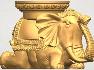elephant table 3D-Druckmodell