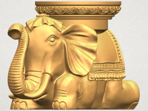 elephant table 3D-Druckmodell