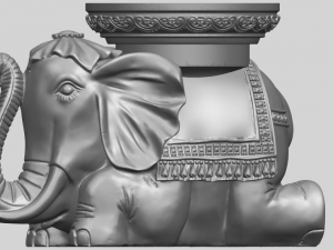 elephant table 3D-Druckmodell