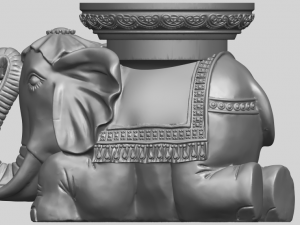 elephant table 3D-Druckmodell