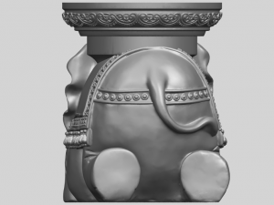 elephant table 3D-Druckmodell
