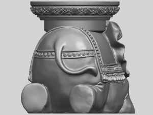 elephant table 3D-Druckmodell