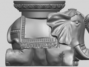 elephant table 3D-Druckmodell