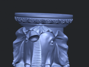 elephant table 3D-Druckmodell