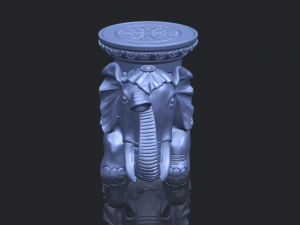 elephant table 3D-Druckmodell