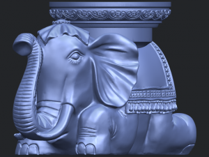elephant table 3D-Druckmodell