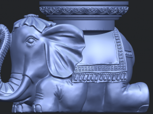 elephant table 3D-Druckmodell