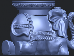 elephant table 3D-Druckmodell