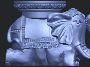 elephant table 3D-Druckmodell