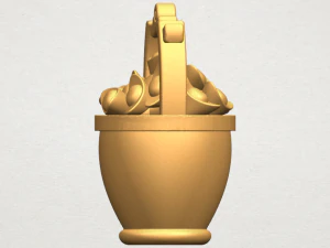 gold in bucket 3D Print Model