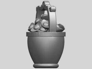 gold in bucket 3D Print Model
