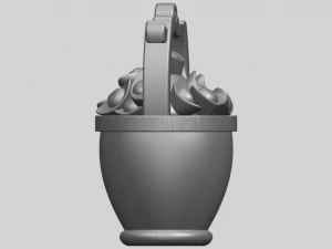 gold in bucket 3D Print Model