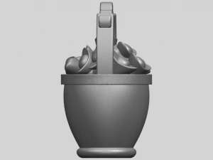 gold in bucket 3D Print Model