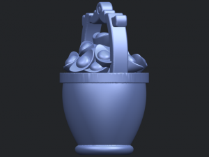 gold in bucket 3D Baskı Modeli