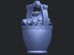 gold in bucket 3D Baskı Modeli