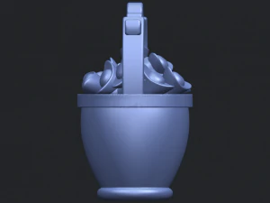 gold in bucket 3D Print Model