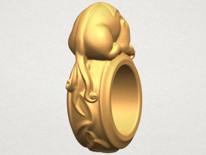 pi xiu ring 3D Baskı Modeli