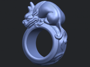 pi xiu ring 3D Baskı Modeli
