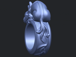 pi xiu ring 3D Baskı Modeli