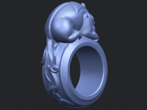 pi xiu ring 3D Baskı Modeli