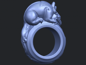 pi xiu ring 3D Baskı Modeli