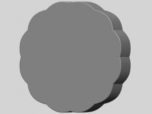 moon cake 01 3D-Druckmodell
