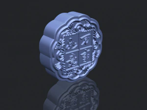 Ciasto księżycowe 01 Model do druku 3D