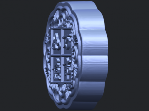 moon cake 01 3D-Druckmodell