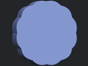 moon cake 01 3D-Druckmodell