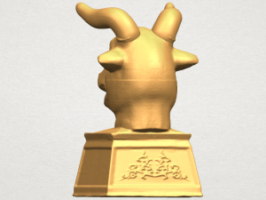 chinese horoscope of bull 02 3Dプリントモデル