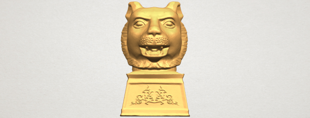 chinese horoscope of tiger 02 3D प्रिंट मॉडल .c4d .max .obj .3ds .fbx .stl .blend 