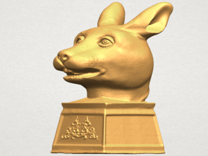 chinese horoscope of rabbit 02 Modèles 3D en vedette