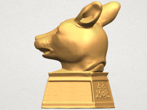 chinese horoscope of rabbit 02 Modèles 3D en vedette