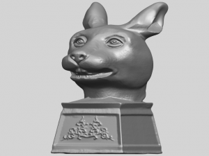 chinese horoscope of rabbit 02 Modèles 3D en vedette