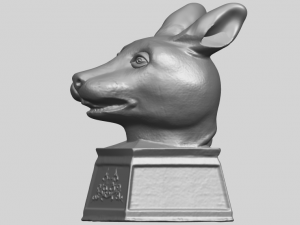 chinese horoscope of rabbit 02 Modèles 3D en vedette