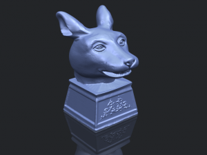 chinese horoscope of rabbit 02 Modèles 3D en vedette