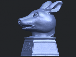 chinese horoscope of rabbit 02 Modèles 3D en vedette