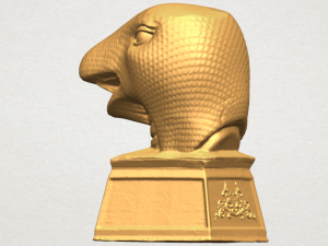 chinese horoscope of snake 02 3Dプリントモデル