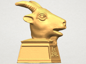 chinese horoscope of goat 02 Model Cetak 3D