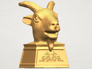 chinese horoscope of goat 02 Model Cetak 3D