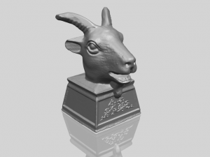 chinese horoscope of goat 02 Model Cetak 3D