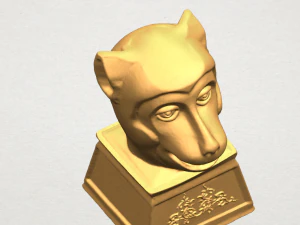 chinese horoscope of monkey 02 3D Print Model