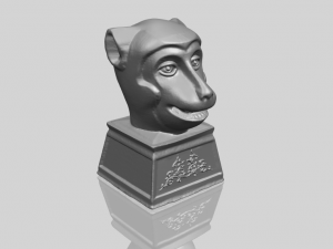 chinese horoscope of monkey 02 Model Cetak 3D