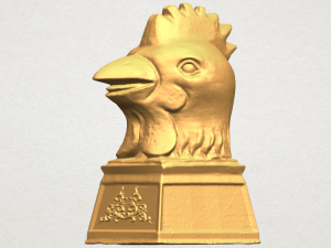 chinese horoscope of rooster 02 Model Cetak 3D