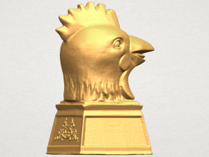 chinese horoscope of rooster 02 Model Cetak 3D