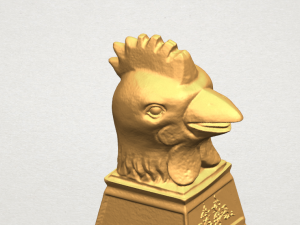 chinese horoscope of rooster 02 Model Cetak 3D