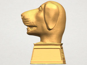 Chinesisches Horoskop f&uuml;r Hund 02 3D Druckmodell