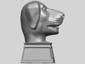 Chinesisches Horoskop f&uuml;r Hund 02 3D Druckmodell